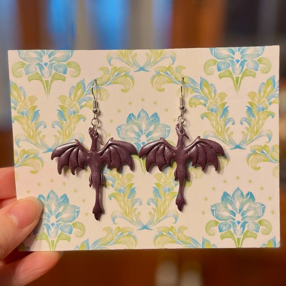 Dragon or Wyvern Earrinngs